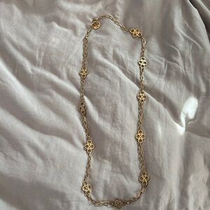 Tory Burch Gold Clover Necklace